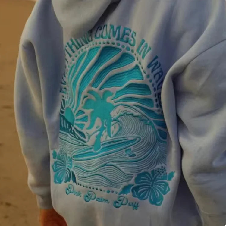 Sunset Waves Hoodie