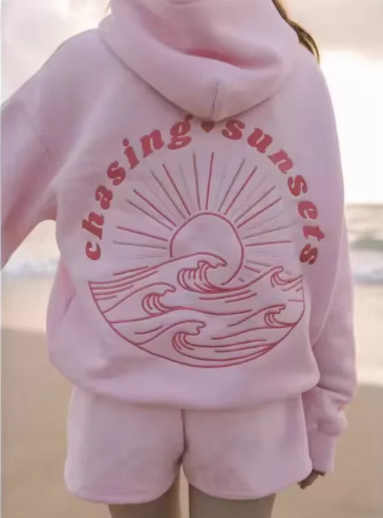 Sunset Waves Hoodie