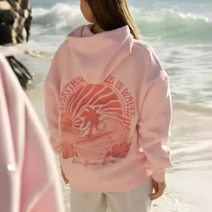 Sunset Waves Hoodie